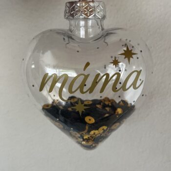 Ozdoba - srdce - Máma