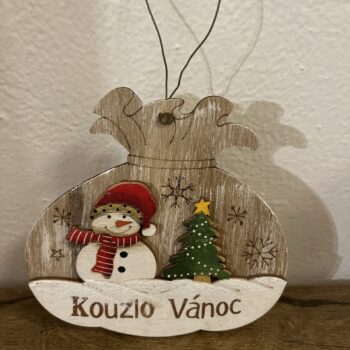 Dekorace k zavěšení Kouzlo Vánoc